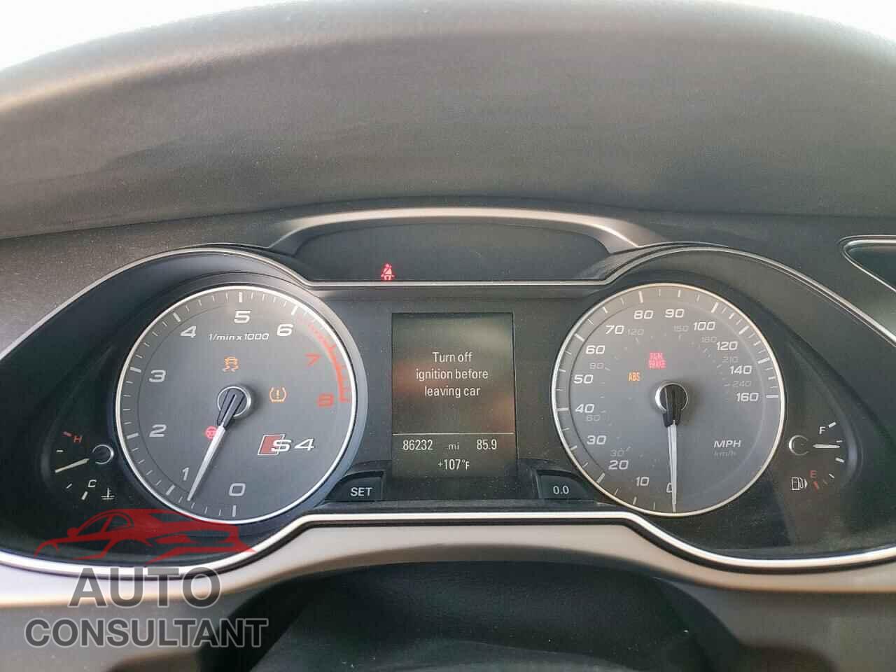 AUDI S4/RS4 2014 - WAUDGAFL9EA028611