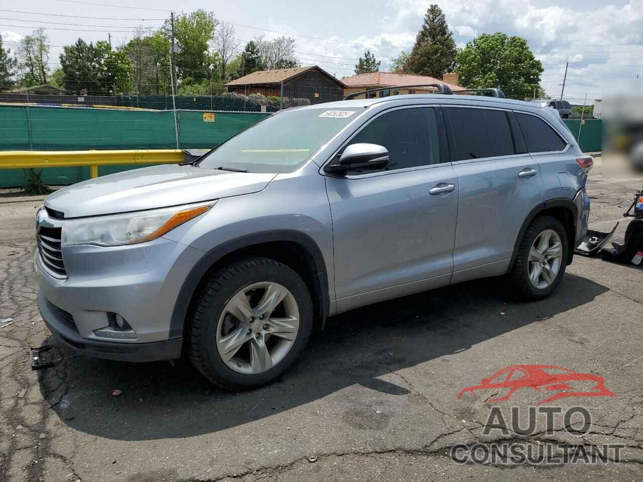 TOYOTA HIGHLANDER 2015 - 5TDDKRFH6FS182578