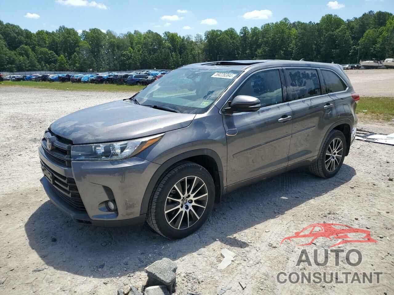 TOYOTA HIGHLANDER 2017 - 5TDJZRFH8HS391001