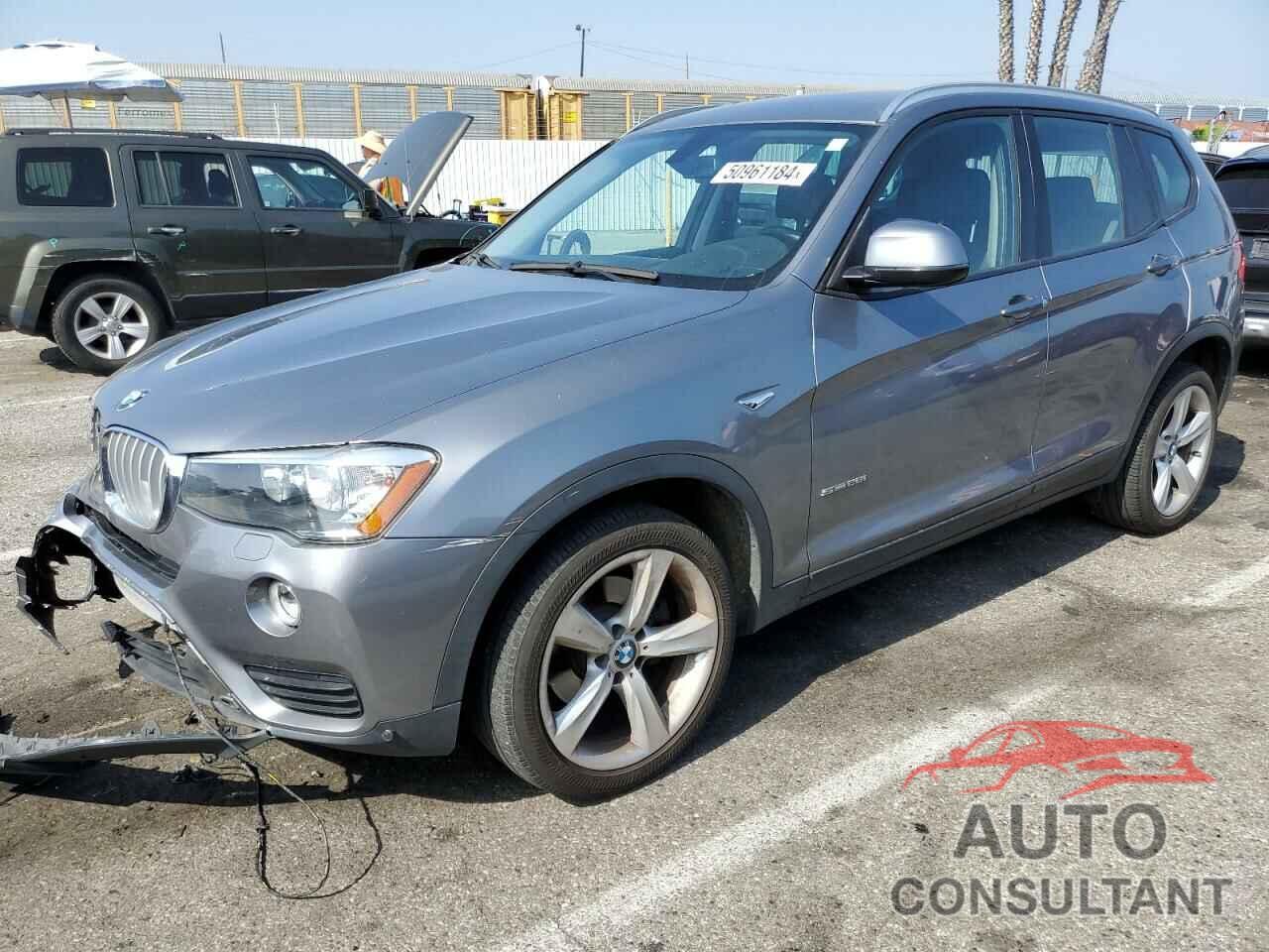 BMW X3 2017 - 5UXWZ7C51H0U46488