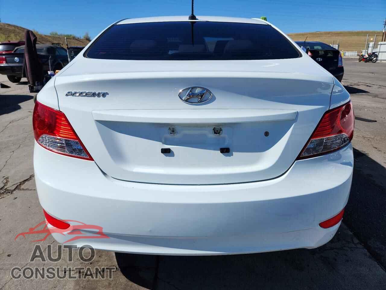 HYUNDAI ACCENT 2012 - KMHCU4AE2CU227492