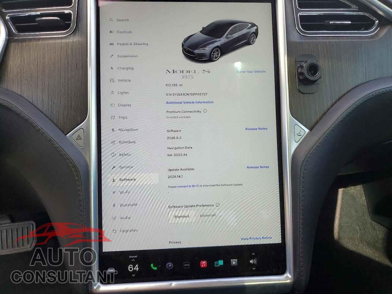 TESLA MODEL S 2013 - 5YJSA1CN7DFP05727
