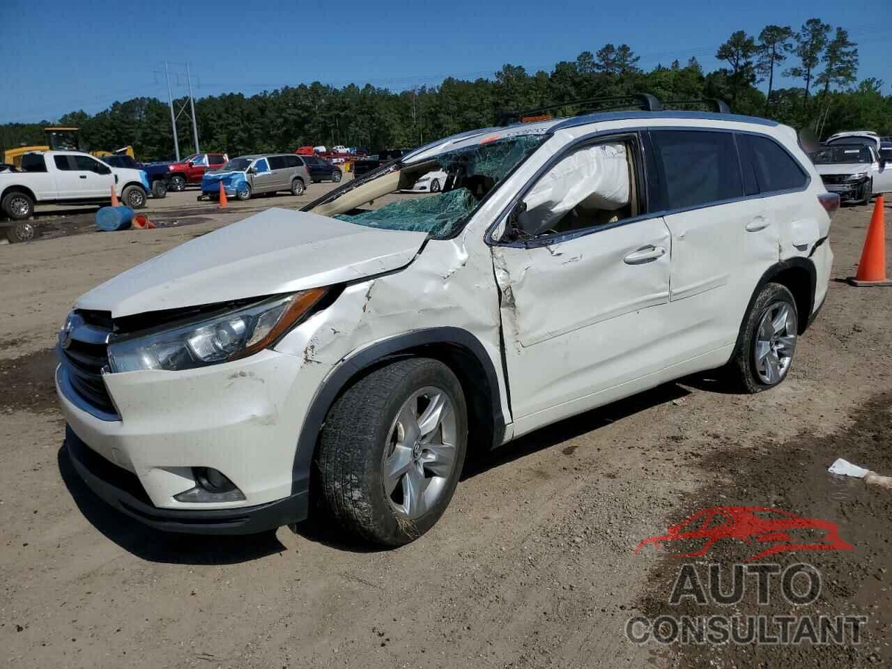 TOYOTA HIGHLANDER 2016 - 5TDYKRFH6GS180445