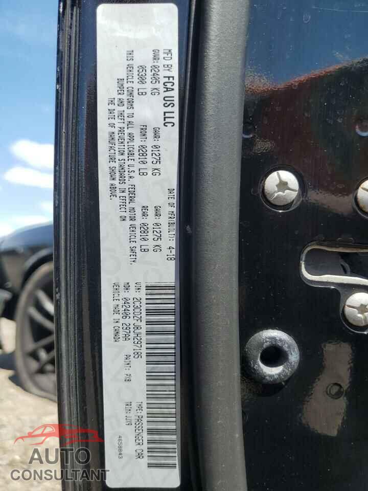 DODGE CHALLENGER 2018 - 2C3CDZFJ8JH297185