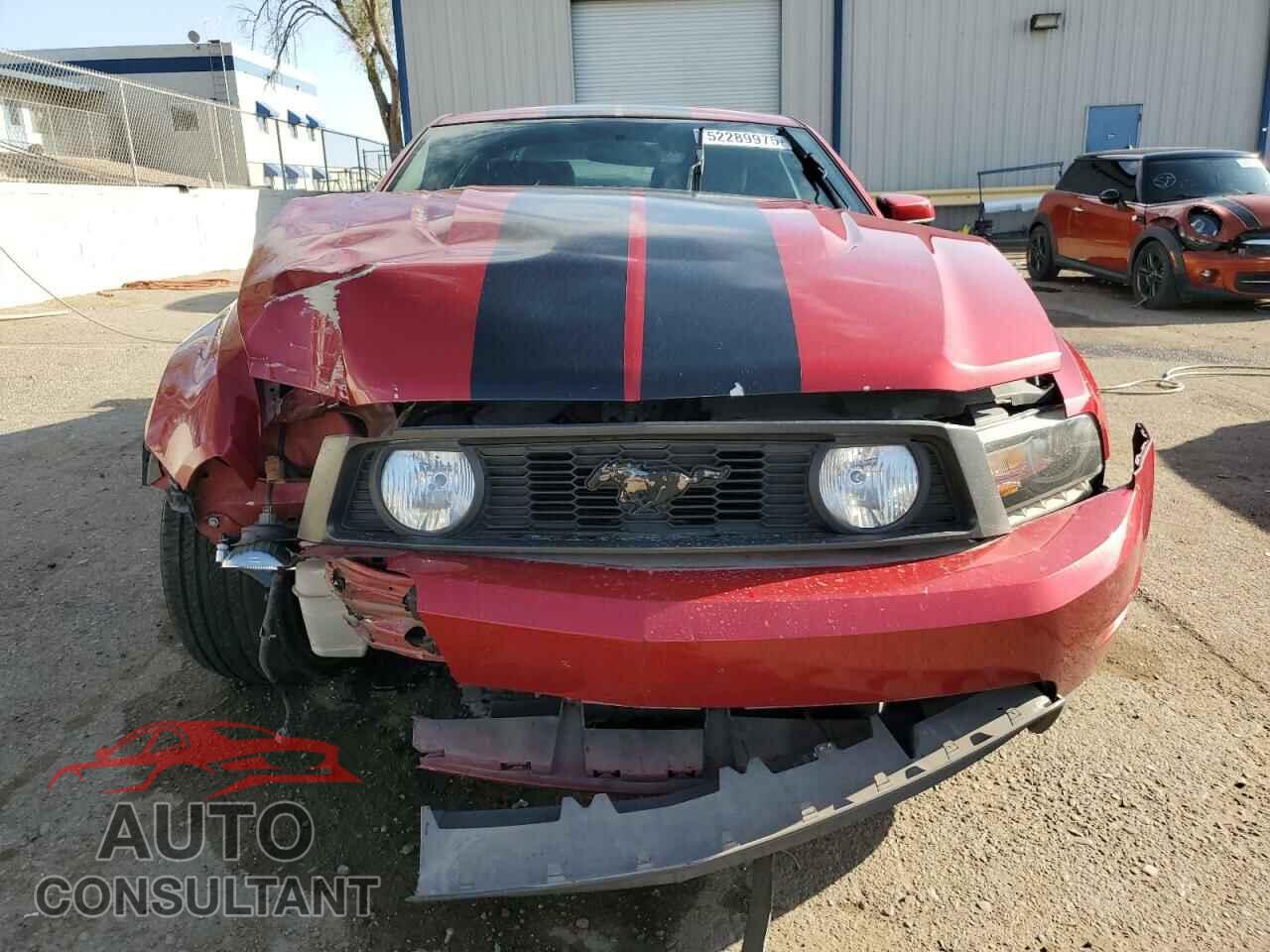 FORD MUSTANG 2012 - 1ZVBP8CFXC5272708