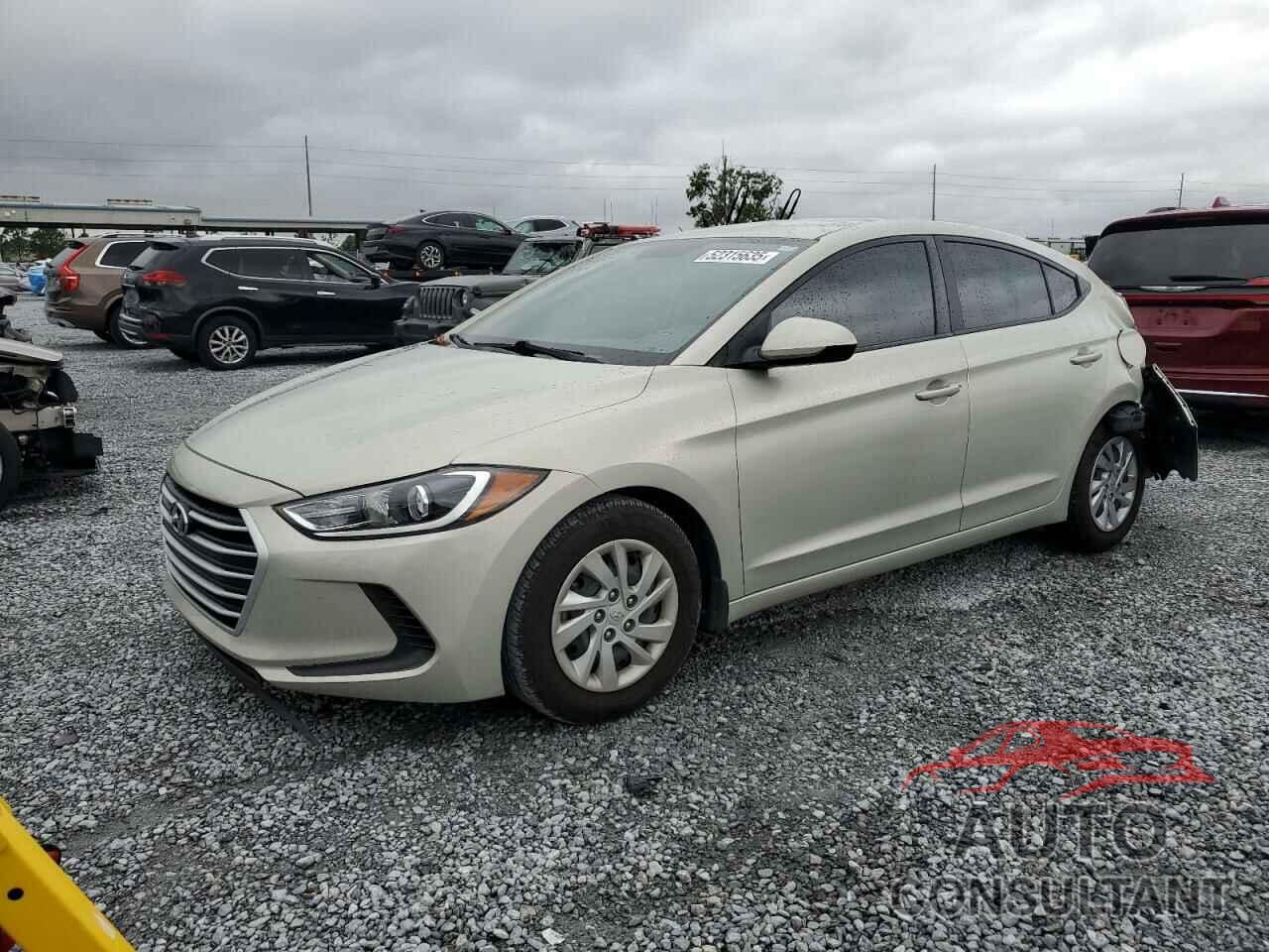 HYUNDAI ELANTRA 2017 - KMHD74LF2HU395528