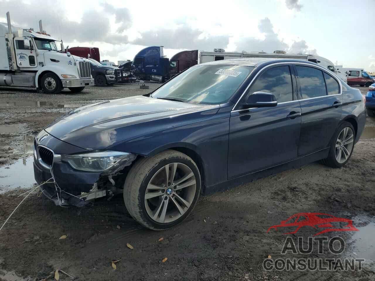 BMW 3 SERIES 2017 - WBA8B9G58HNU49778