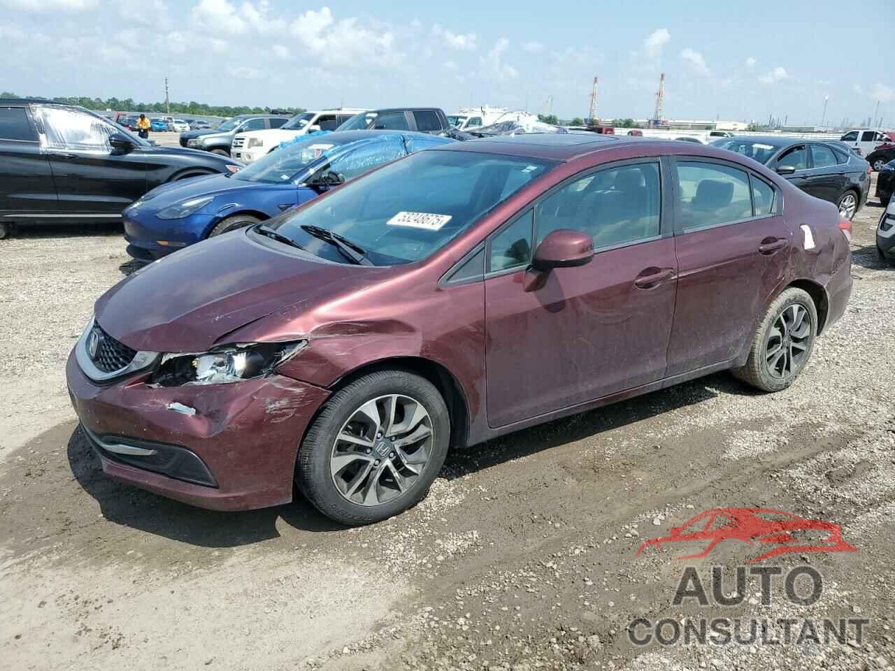 HONDA CIVIC 2013 - 19XFB2F89DE260438