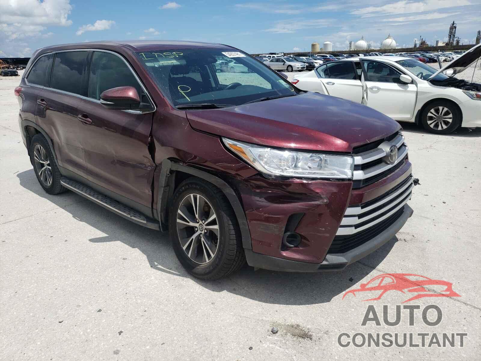 TOYOTA HIGHLANDER 2019 - 5TDZZRFH1KS291218