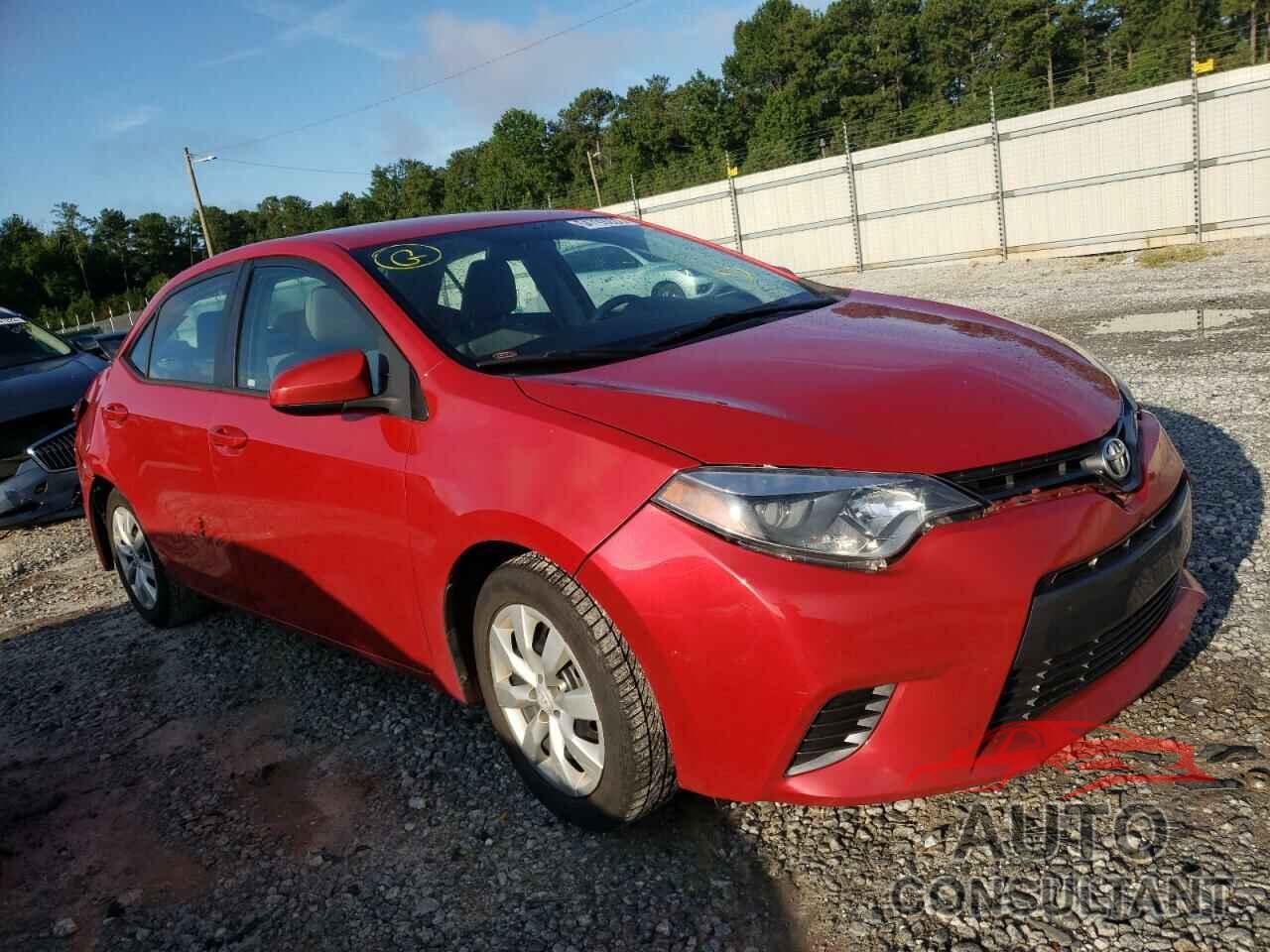 TOYOTA COROLLA 2016 - 2T1BURHE3GC589739