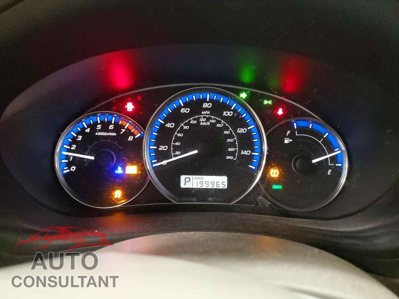 SUBARU FORESTER 2011 - JF2SHBDC8BH712909