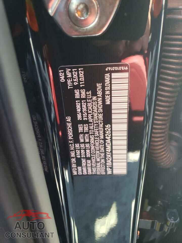 PORSCHE CAYENNE 2021 - WP1BA2AY4MDA42626