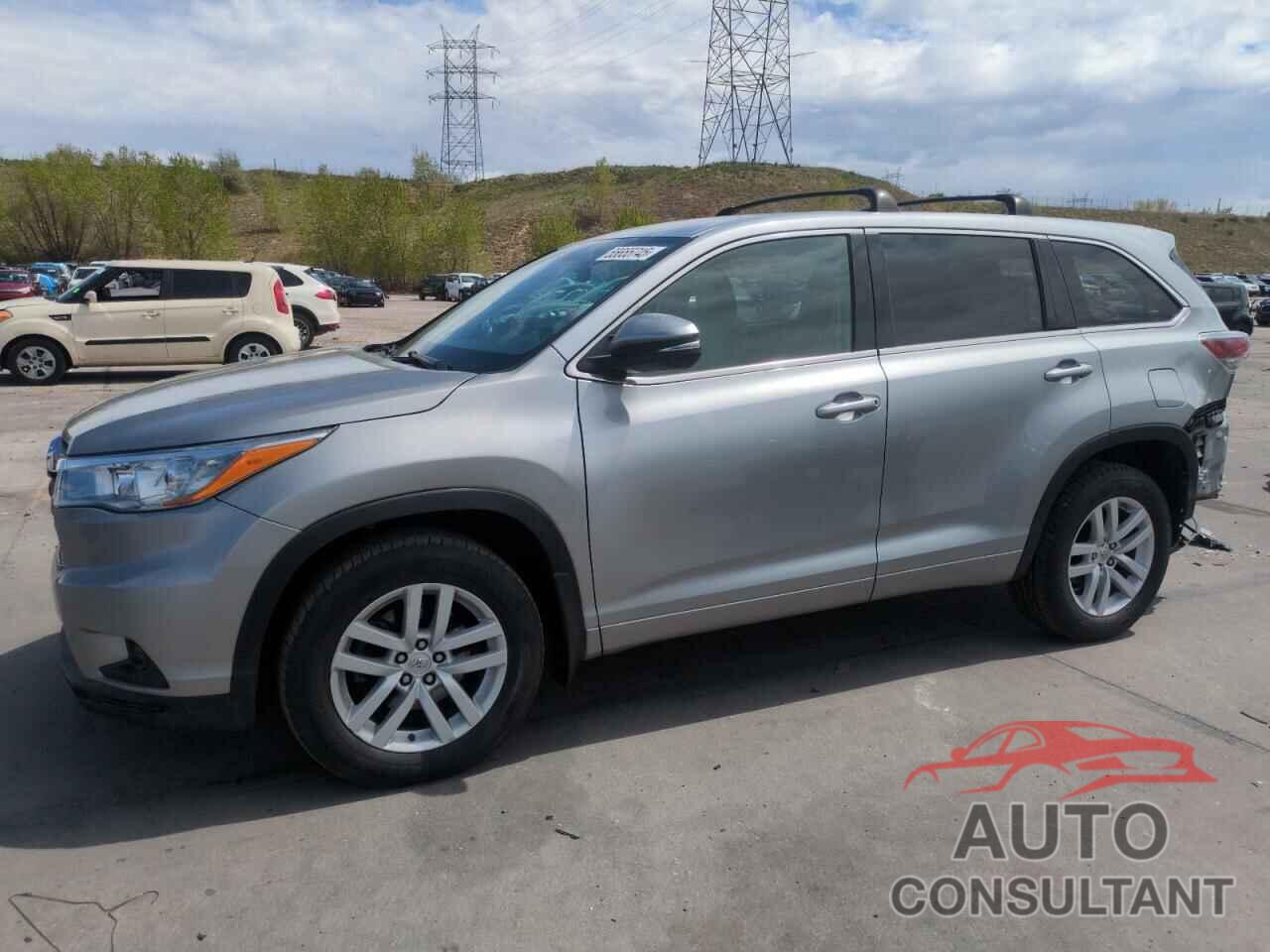 TOYOTA HIGHLANDER 2015 - 5TDBKRFHXFS192294