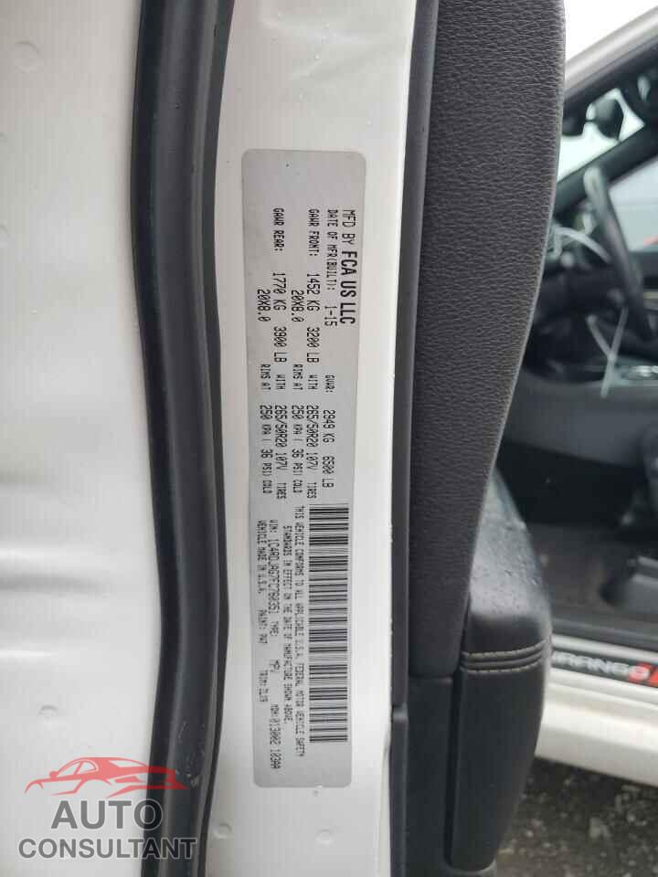 DODGE DURANGO 2015 - 1C4RDJAG7FC760351
