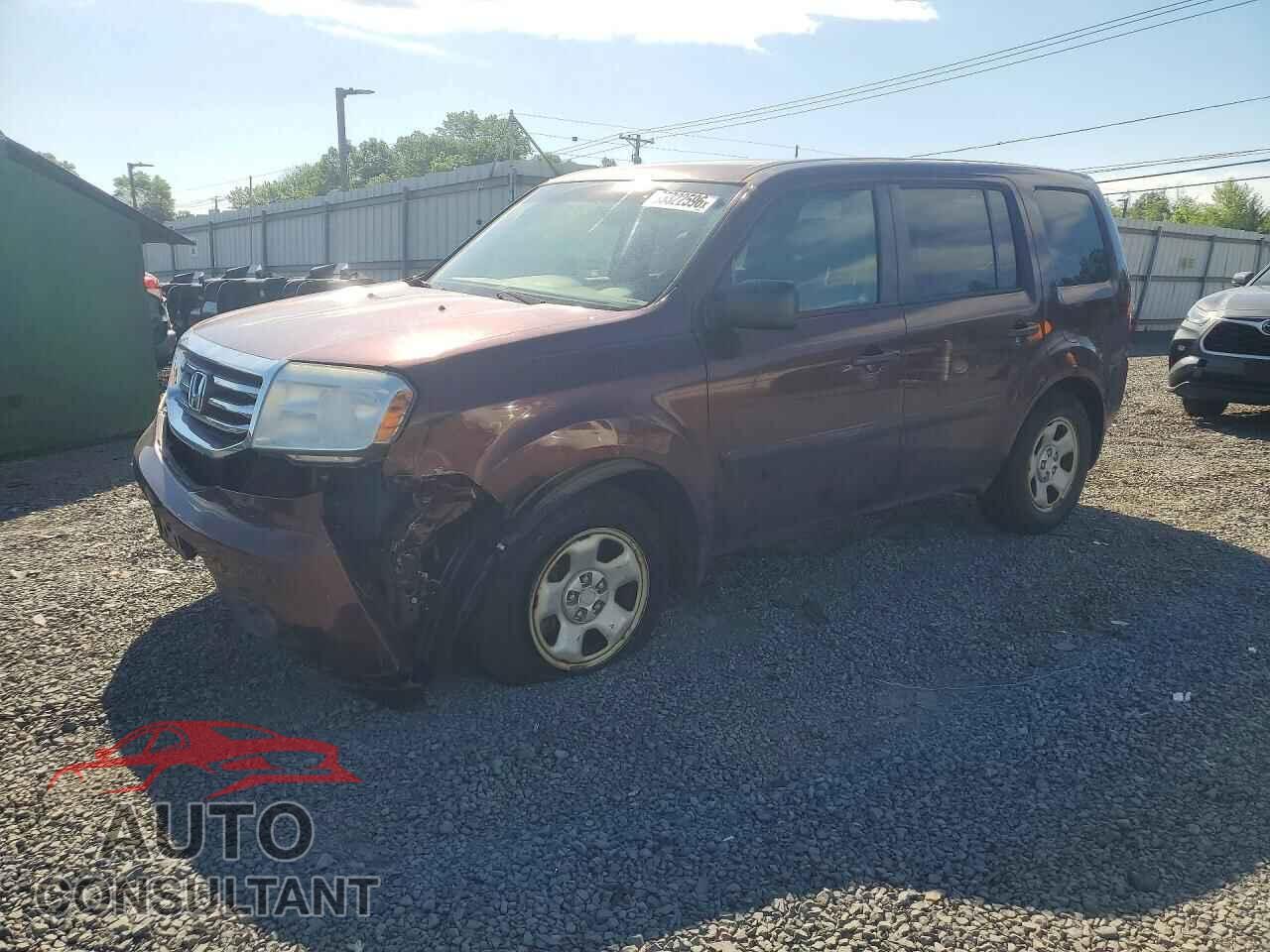 HONDA PILOT 2012 - 5FNYF4H22CB026720