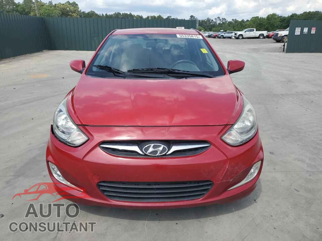 HYUNDAI ACCENT 2013 - KMHCU4AE6DU277474