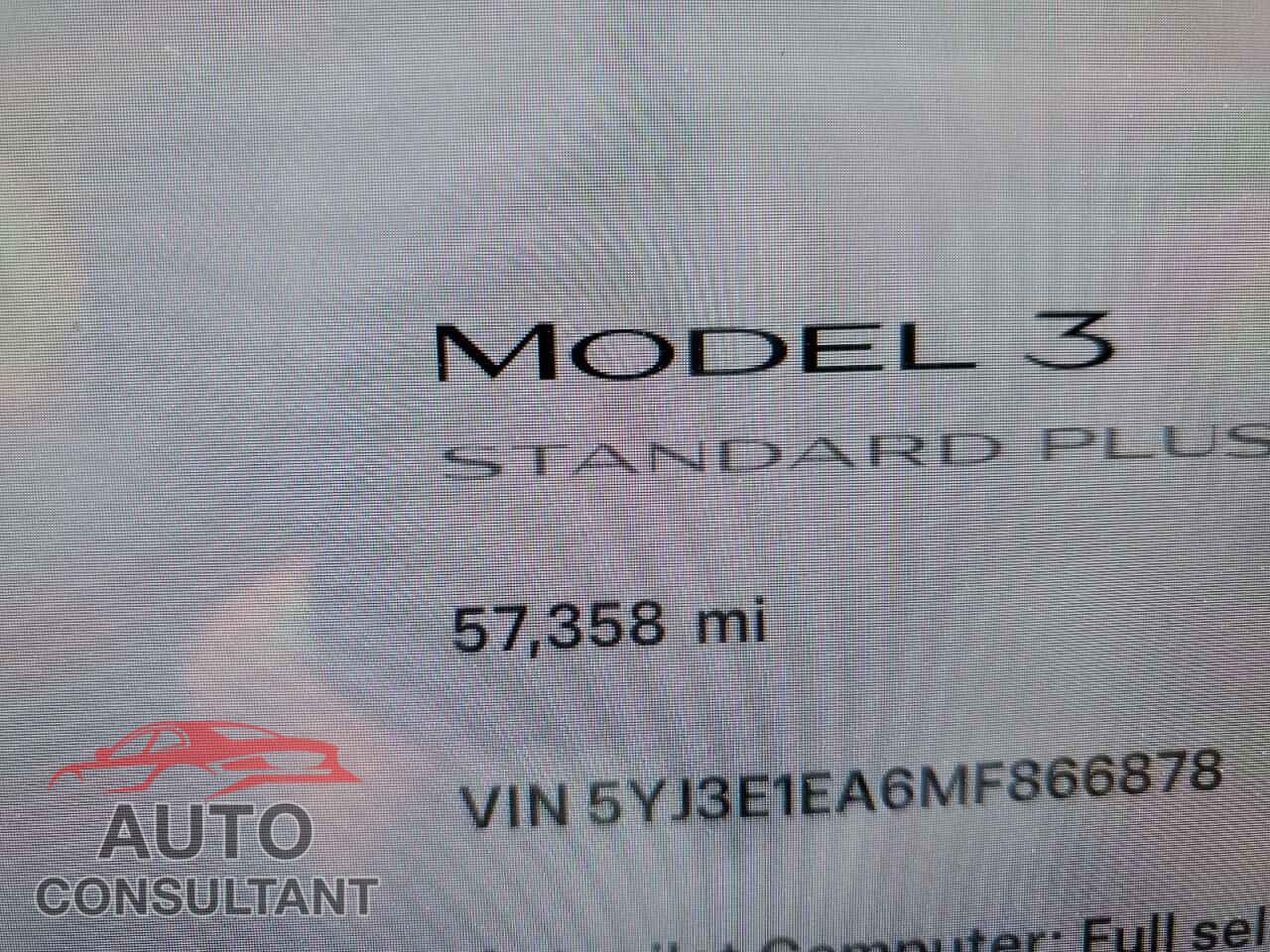 TESLA MODEL 3 2021 - 5YJ3E1EA6MF866878