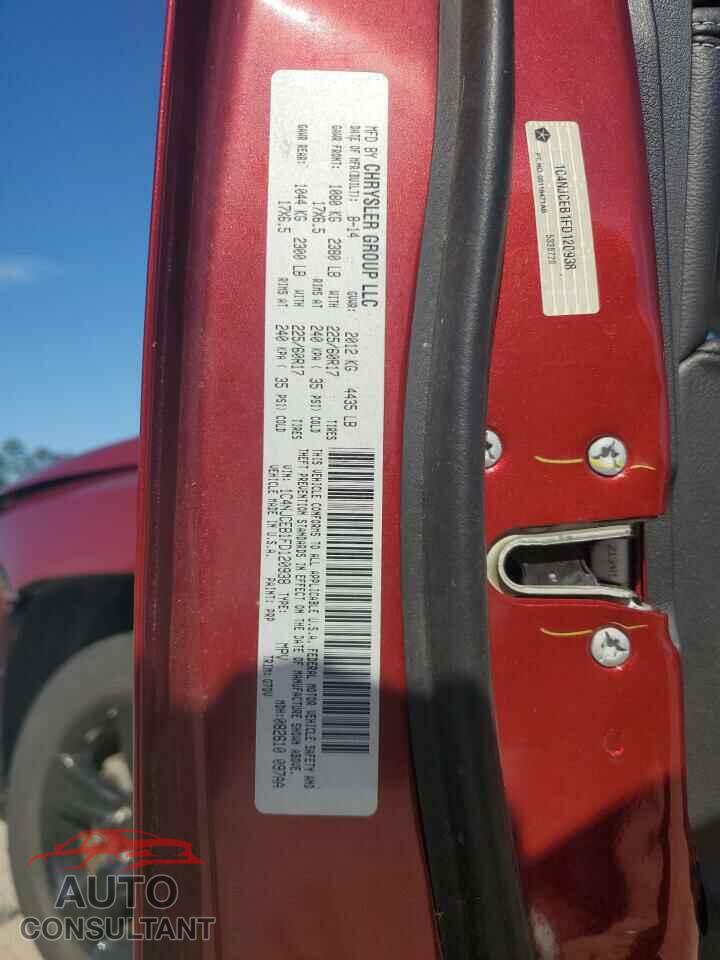 JEEP COMPASS 2015 - 1C4NJCEB1FD120938