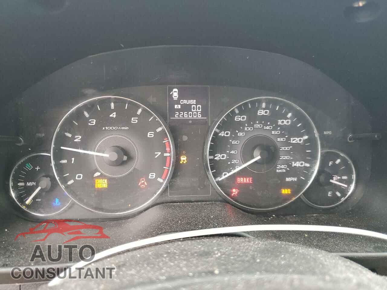 SUBARU OUTBACK 2011 - 4S4BRBCC3B1332796