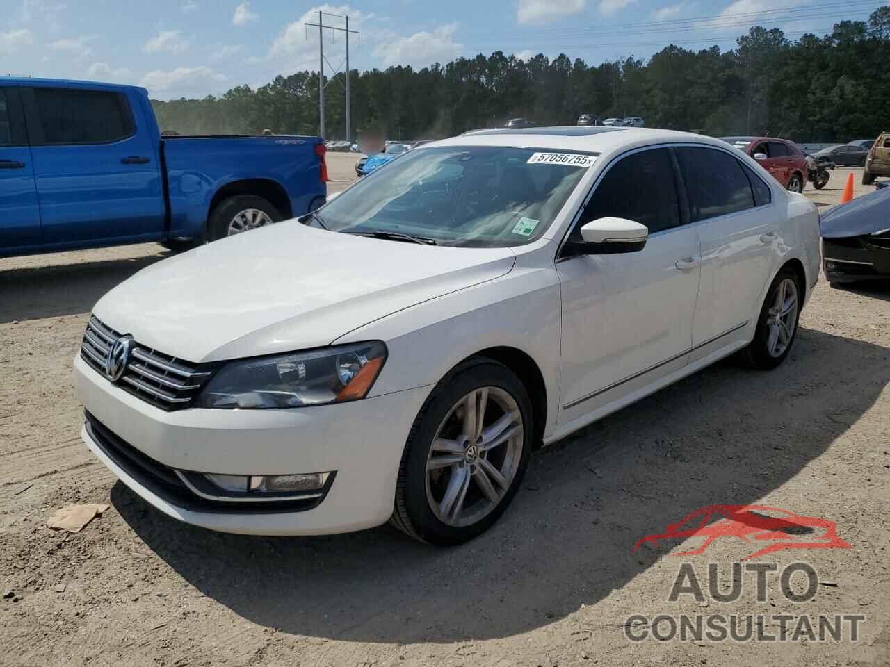 VOLKSWAGEN PASSAT 2013 - 1VWCN7A31DC062184