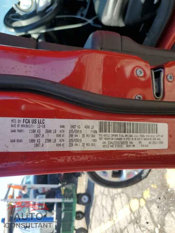 JEEP COMPASS 2019 - 3C4NJDCB1KT669729