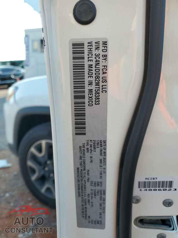 JEEP COMPASS 2021 - 3C4NJDDB2MT583833
