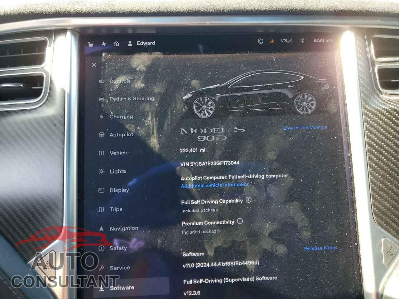 TESLA MODEL S 2016 - 5YJSA1E23GF173044