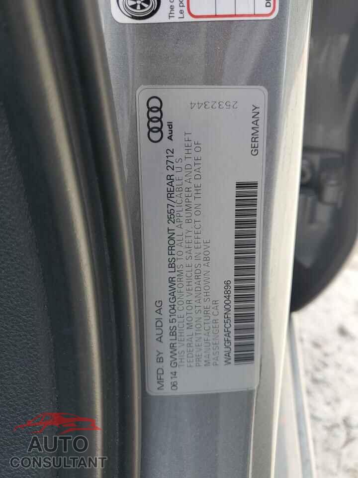 AUDI A6 2015 - WAUGFAFC5FN004896