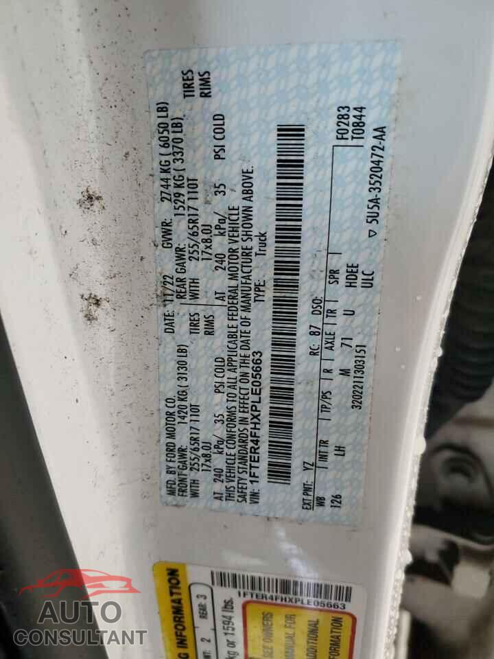 FORD RANGER 2023 - 1FTER4FHXPLE05663