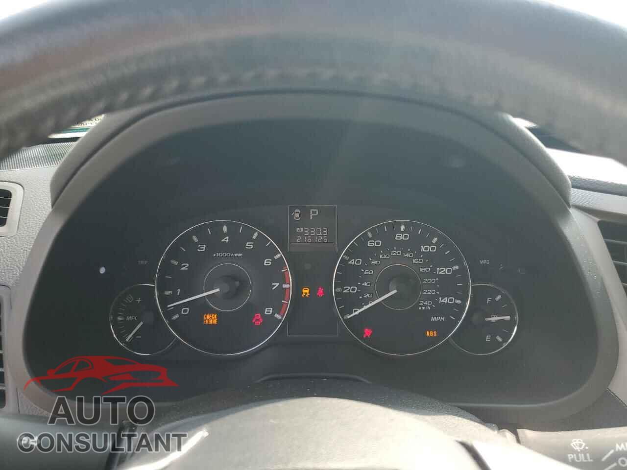 SUBARU OUTBACK 2011 - 4S4BRBGC0B3324721