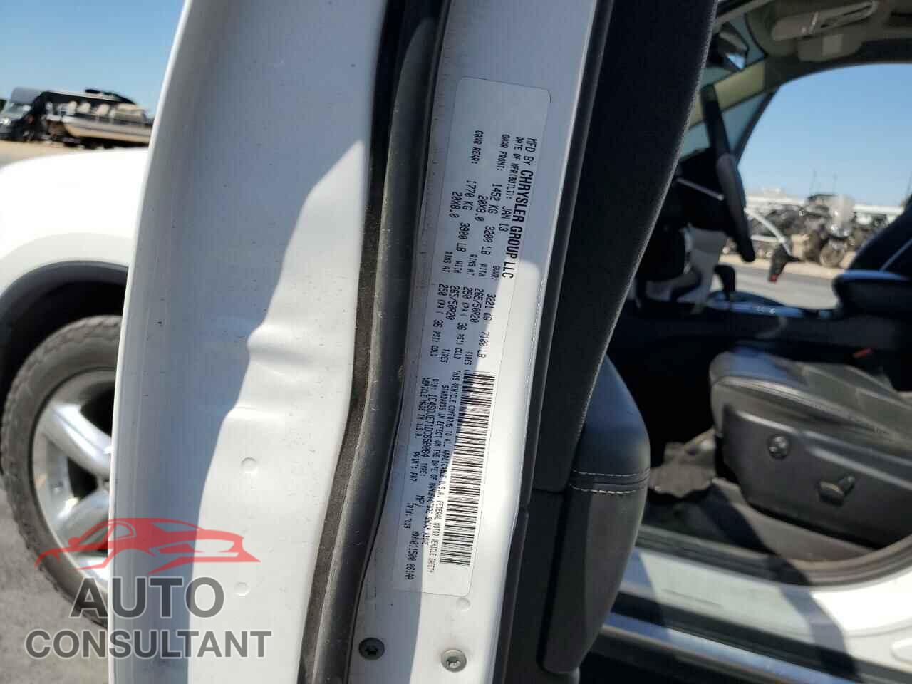 DODGE DURANGO 2013 - 1C4SDJET1DC658064