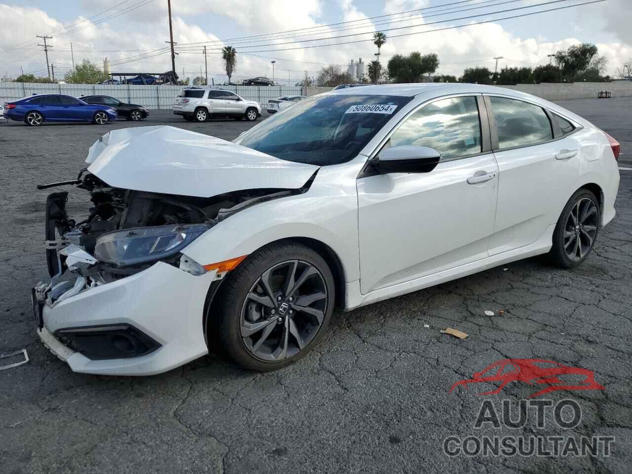 HONDA CIVIC 2019 - 2HGFC2F80KH604125