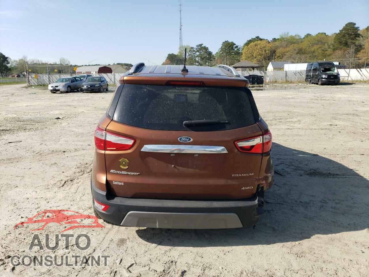 FORD ECOSPORT 2019 - MAJ6S3KL9KC310524
