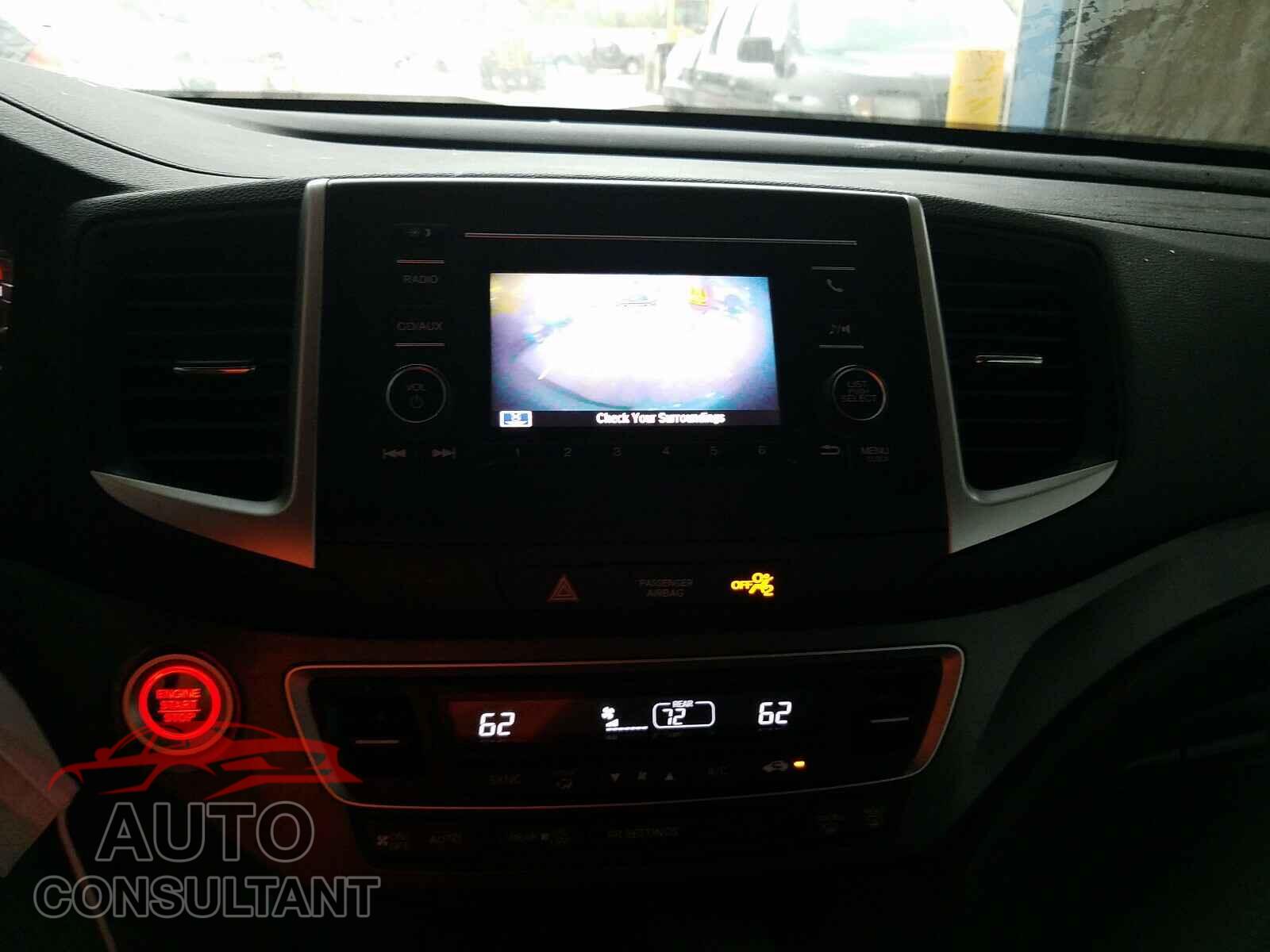 HONDA RIDGELINE 2017 - 5FPYK2F46HB010782