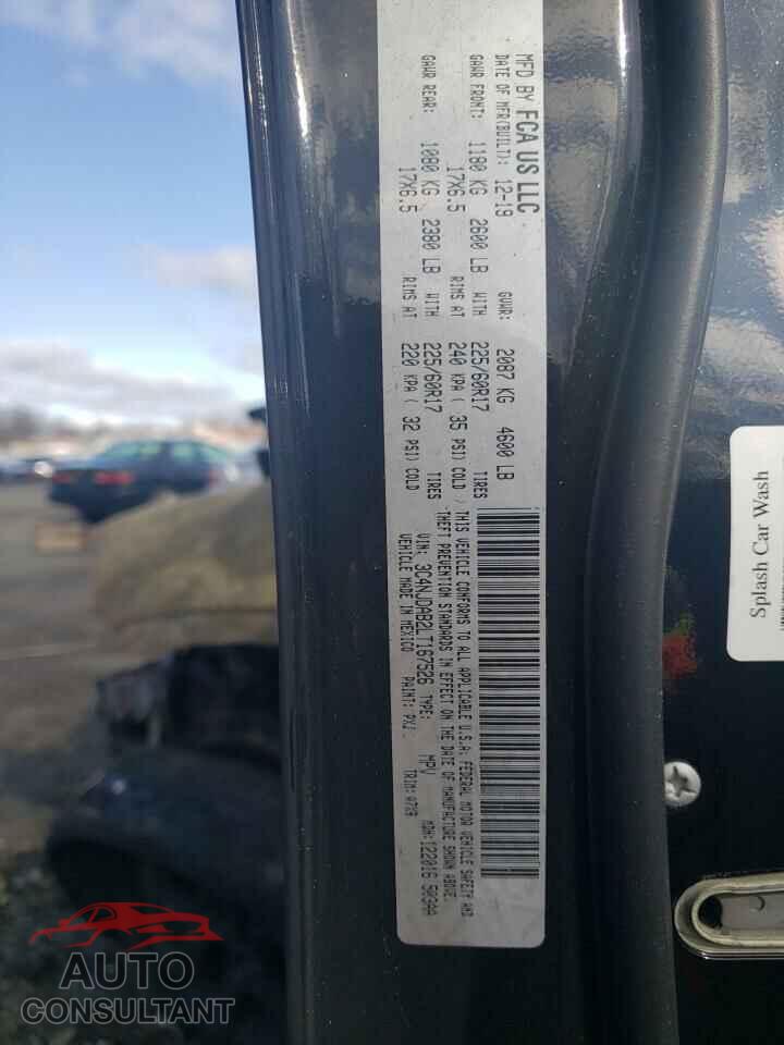 JEEP COMPASS 2020 - 3C4NJDAB2LT167526