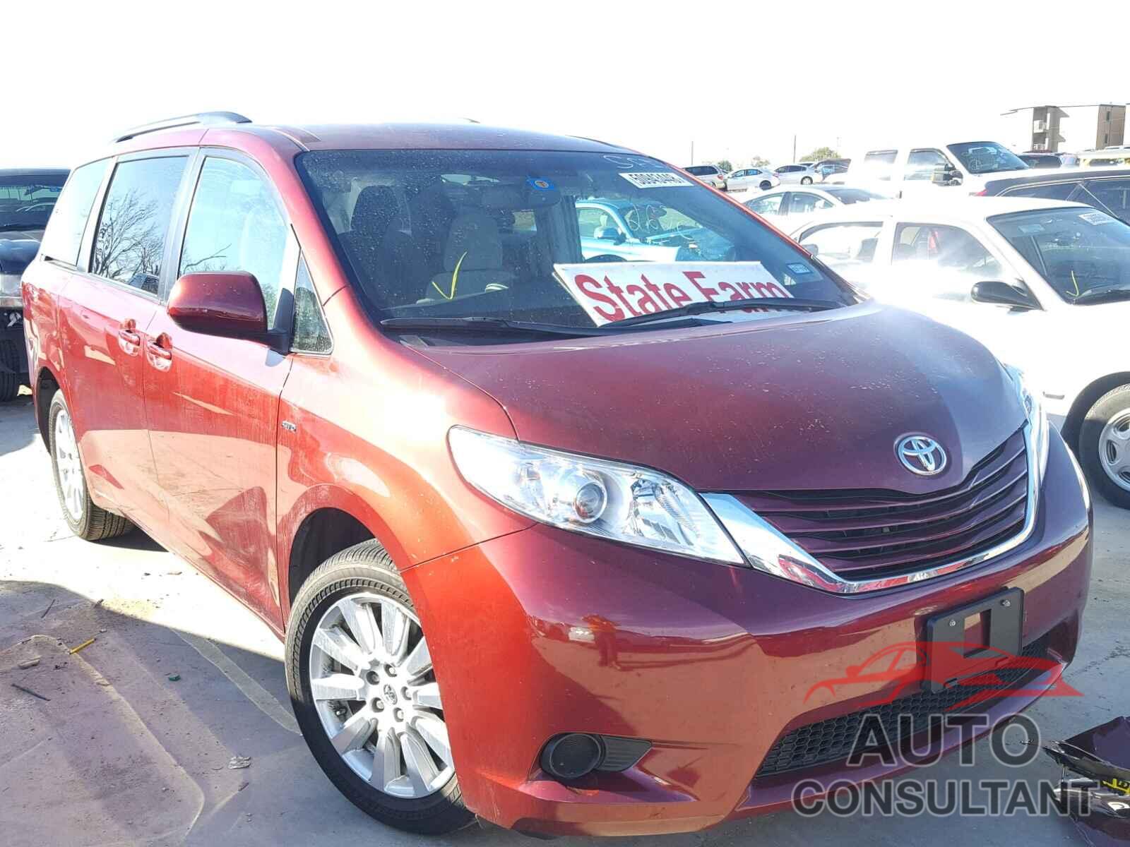 TOYOTA SIENNA LE 2017 - 5TDJZ3DC4HS183668