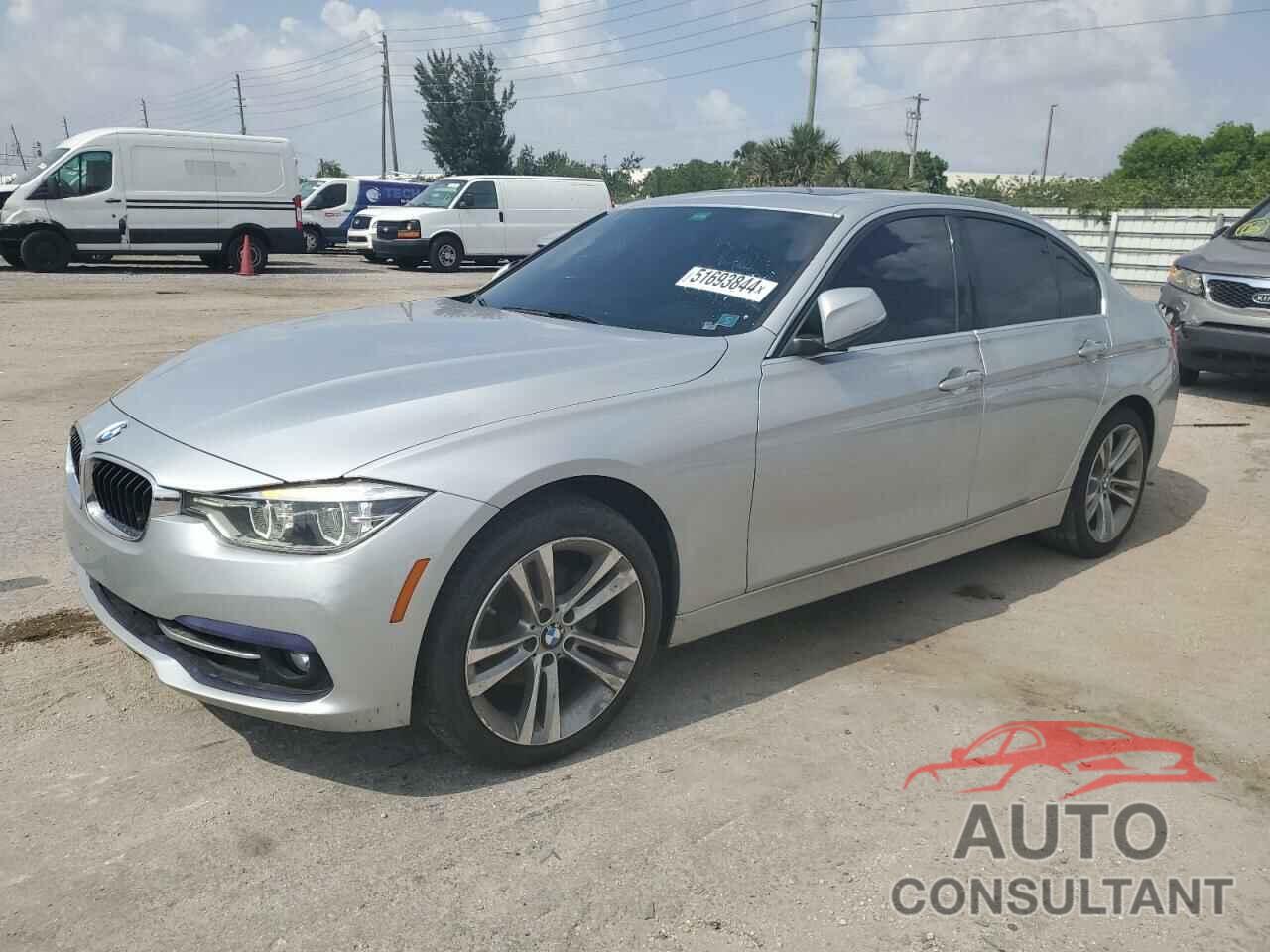 BMW 3 SERIES 2018 - WBA8B9G55JNU58167