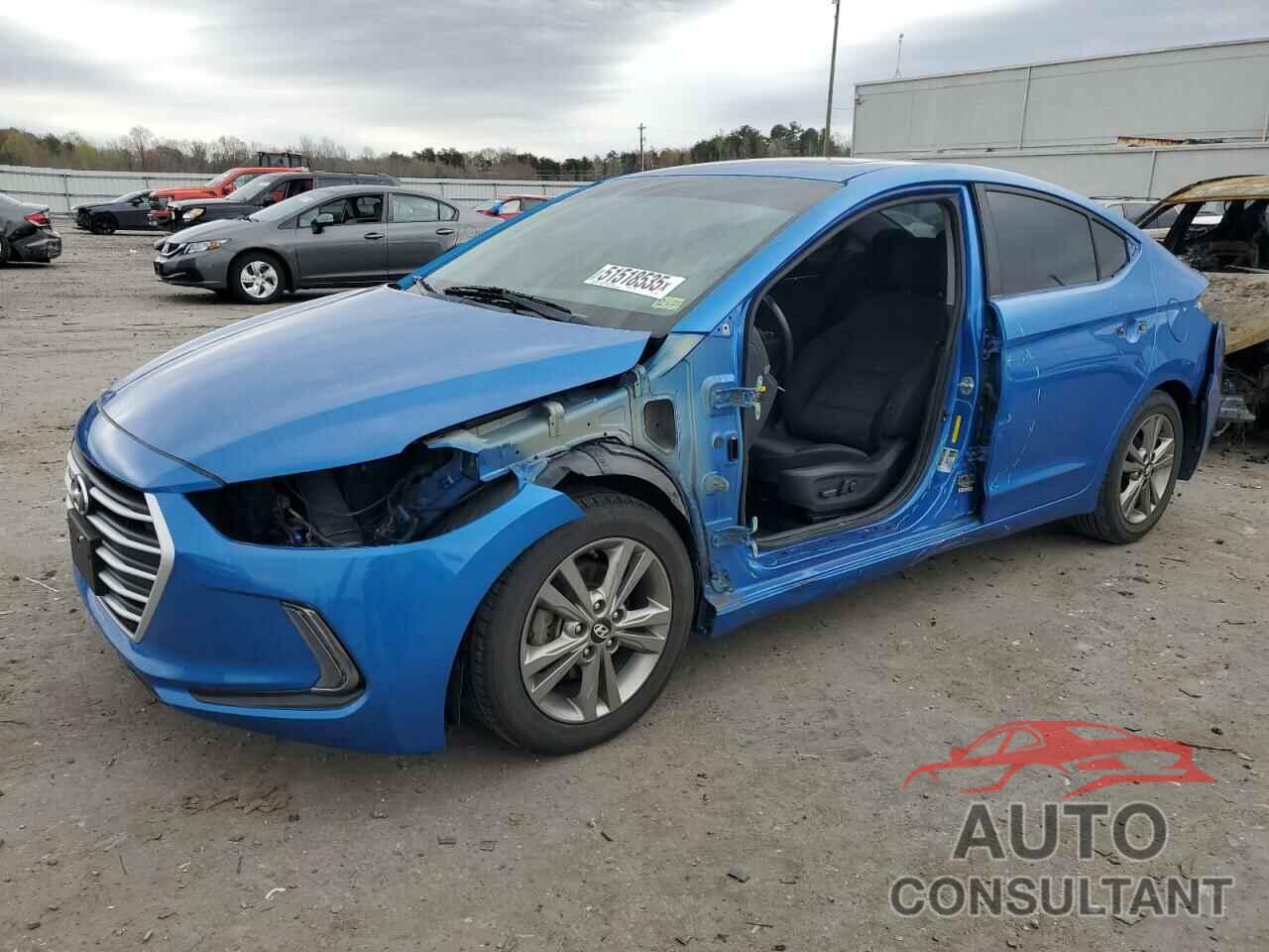 HYUNDAI ELANTRA 2017 - KMHD84LF4HU377206
