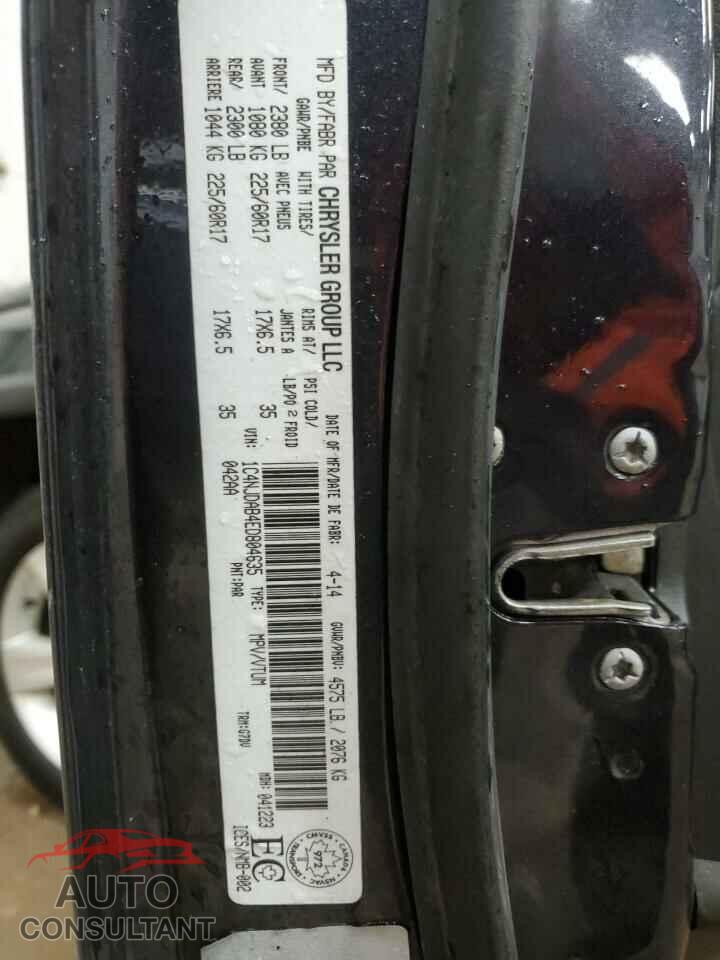 JEEP COMPASS 2014 - 1C4NJDAB4ED804635