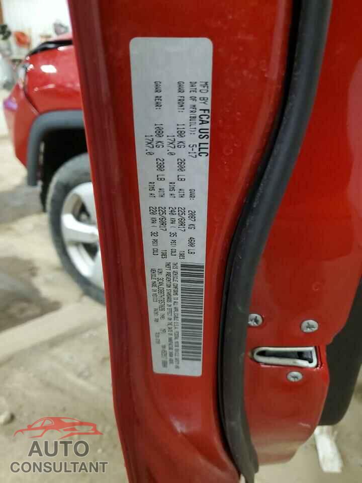 JEEP COMPASS 2017 - 3C4NJDBB7HT657028