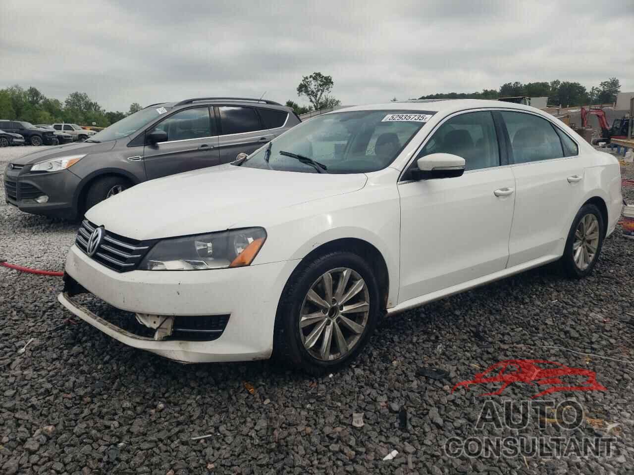 VOLKSWAGEN PASSAT 2012 - 1VWBH7A38CC075595