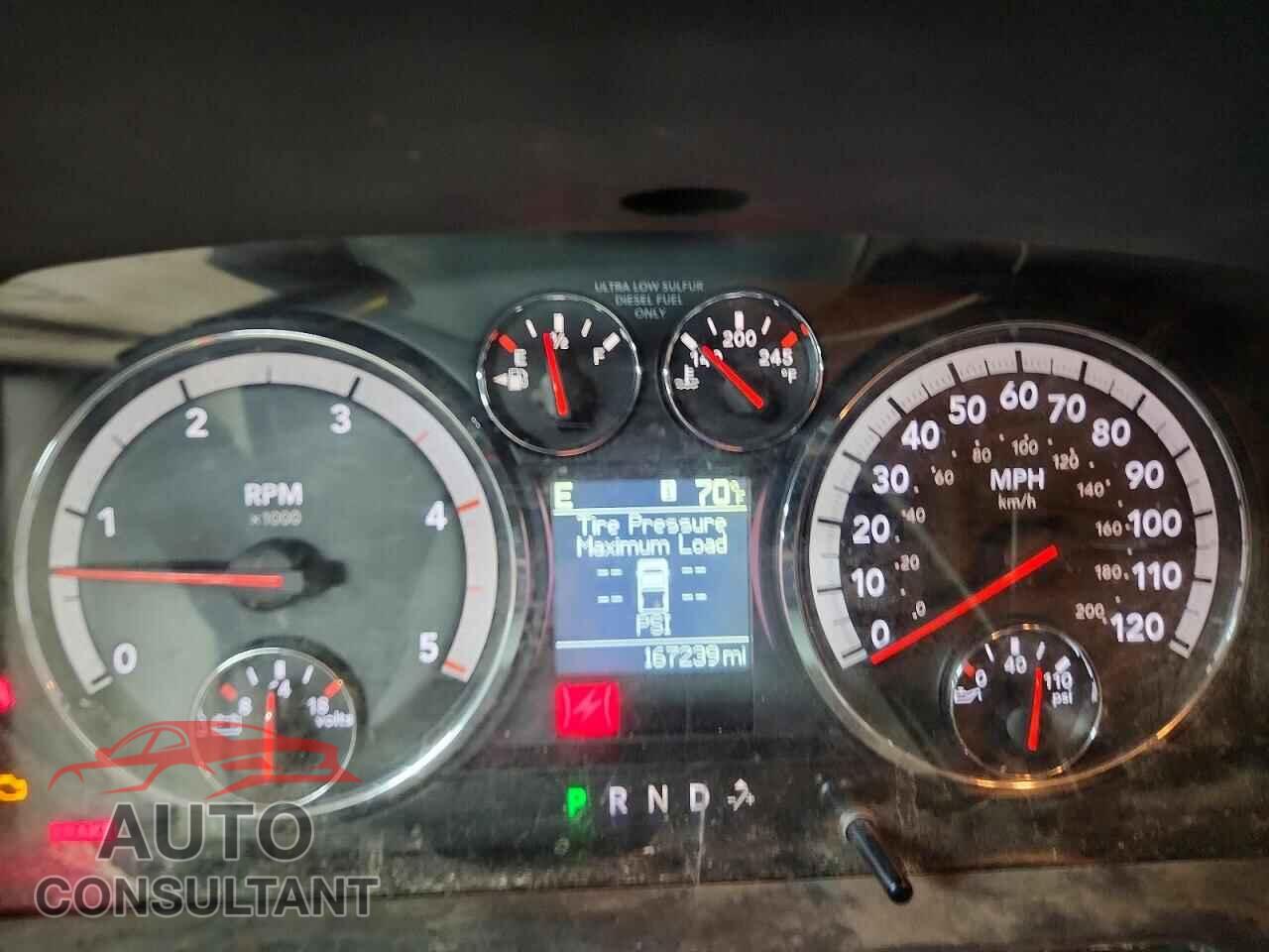 DODGE RAM 2500 2010 - 3D7LT2EL0AG104428