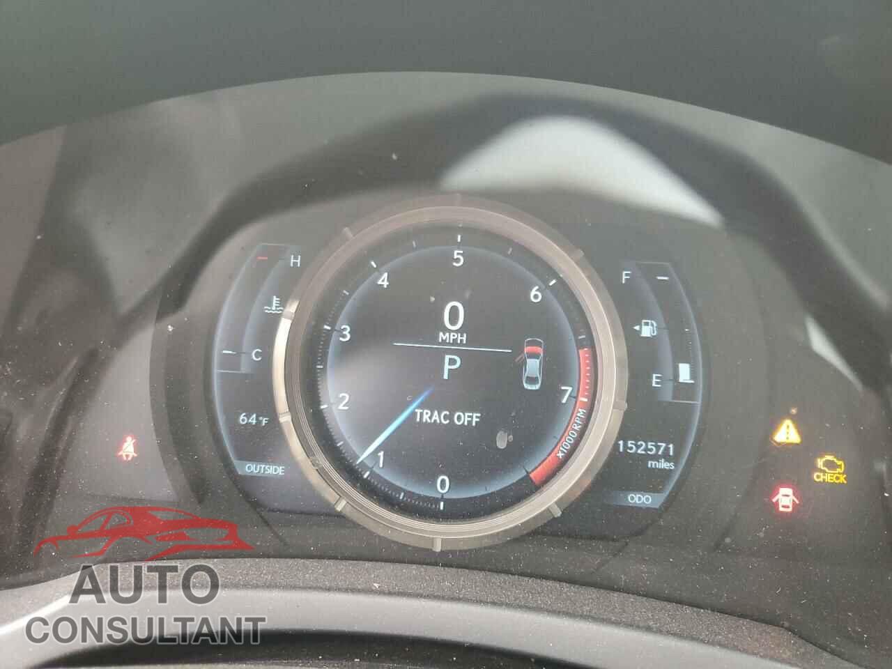 LEXUS IS 2015 - JTHBE1D22F5020630