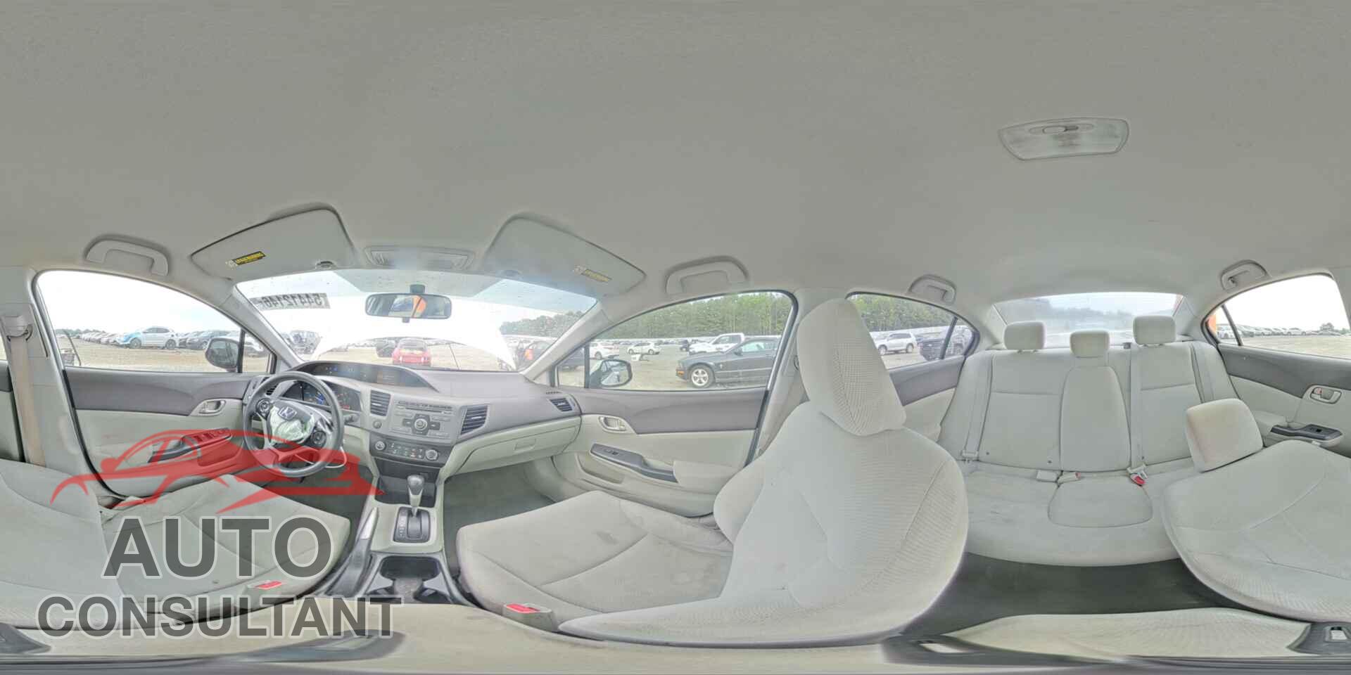 HONDA CIVIC 2012 - 19XFB2F59CE110186