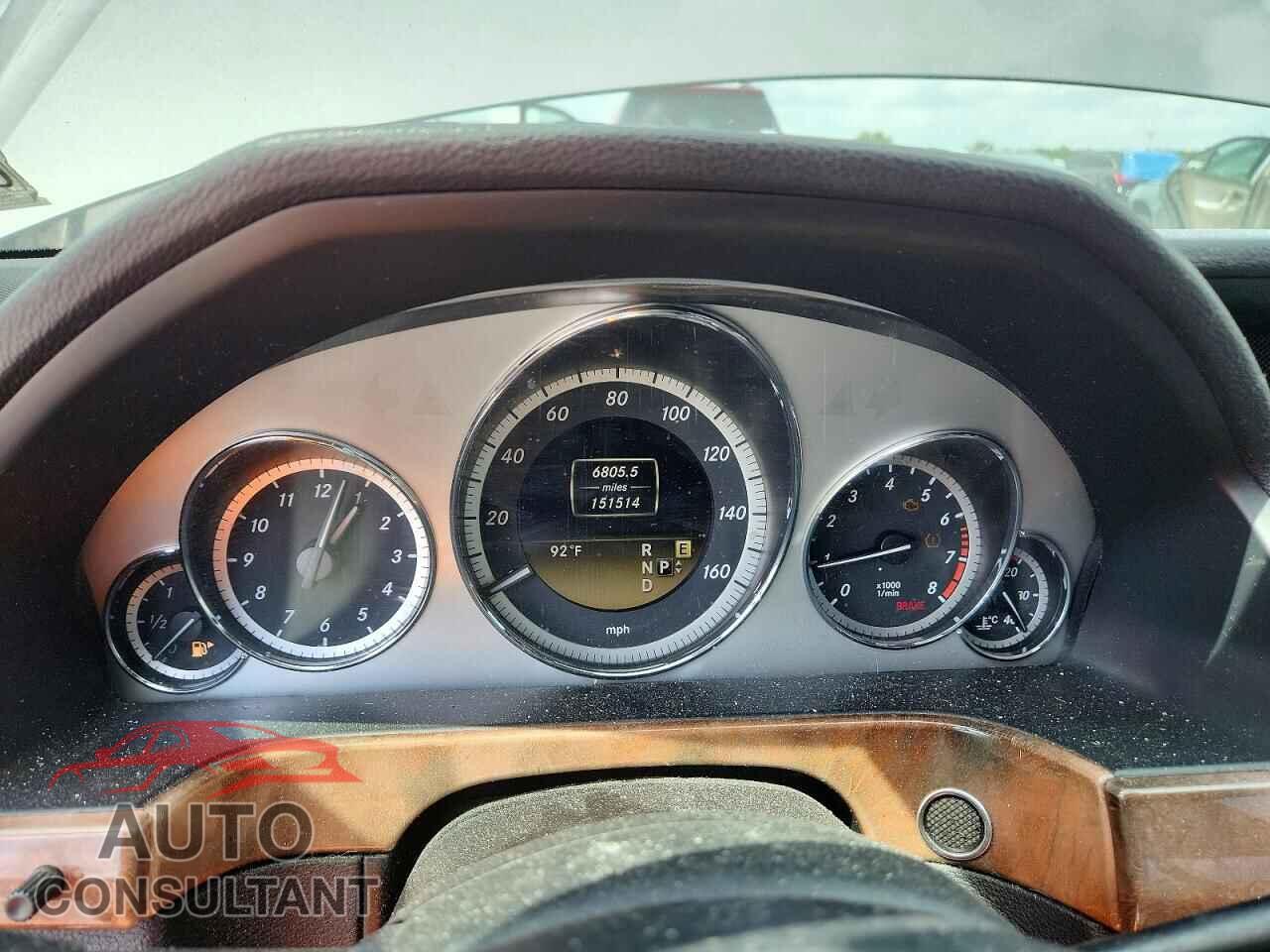 MERCEDES-BENZ E-CLASS 2012 - WDDHF8JB3CA606154