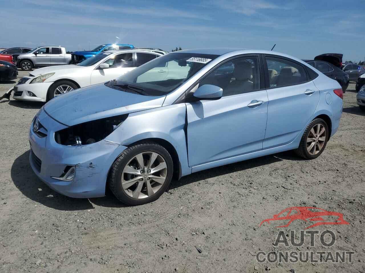 HYUNDAI ACCENT 2013 - KMHCU4AE8DU463372