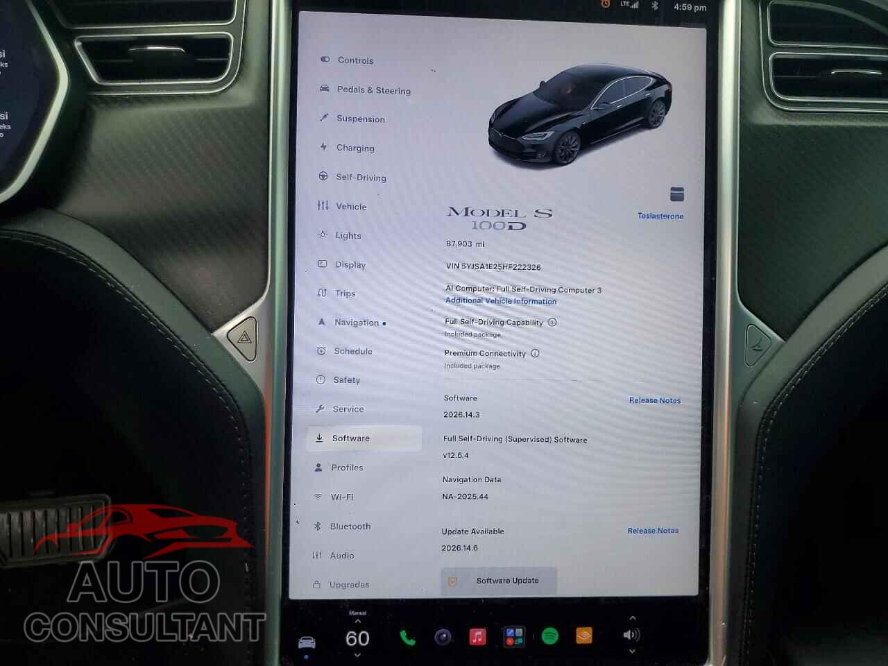 TESLA MODEL S 2017 - 5YJSA1E25HF222326