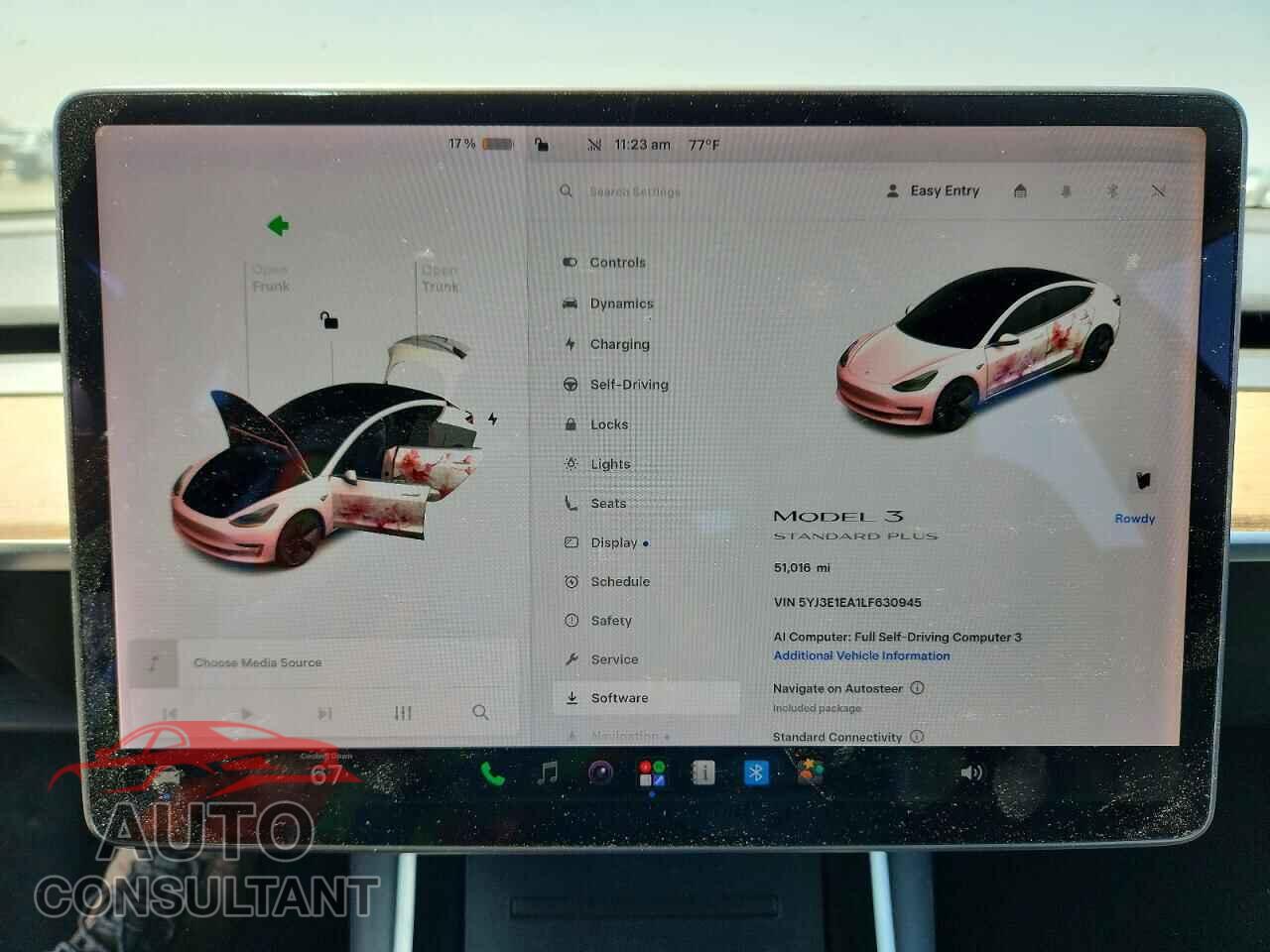 TESLA MODEL 3 2020 - 5YJ3E1EA1LF630945