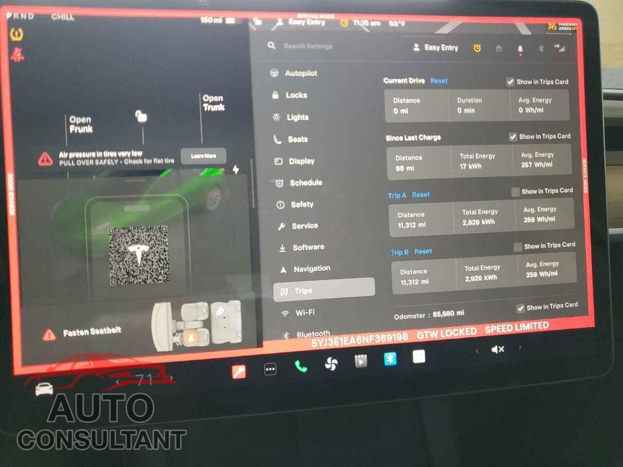 TESLA MODEL 3 2022 - 5YJ3E1EA6NF369198