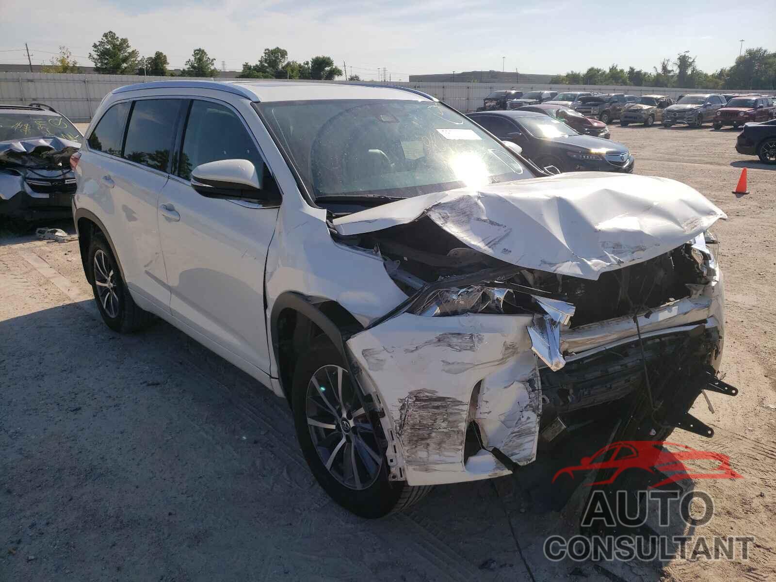 TOYOTA HIGHLANDER 2017 - 5TDKZRFH5HS525032